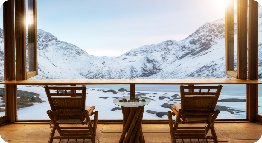 ресторан в горах